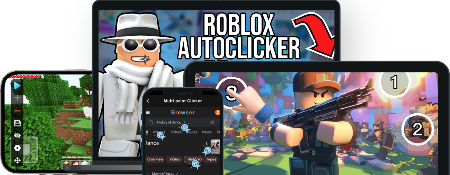 Free Auto Clicker - OC Auto Clicker interface overview